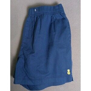 Chubbies Mens Easy Short Khaki Tan Cotton Elastic Waist Pineapple Logo Size M
